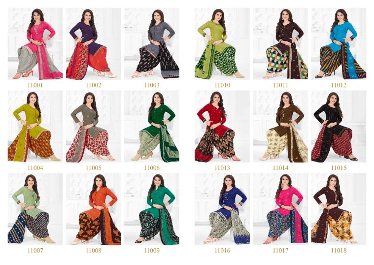 Rajasthan Patiyala Pari 11 Designer Regular Wear Printed Cotton Dress Material